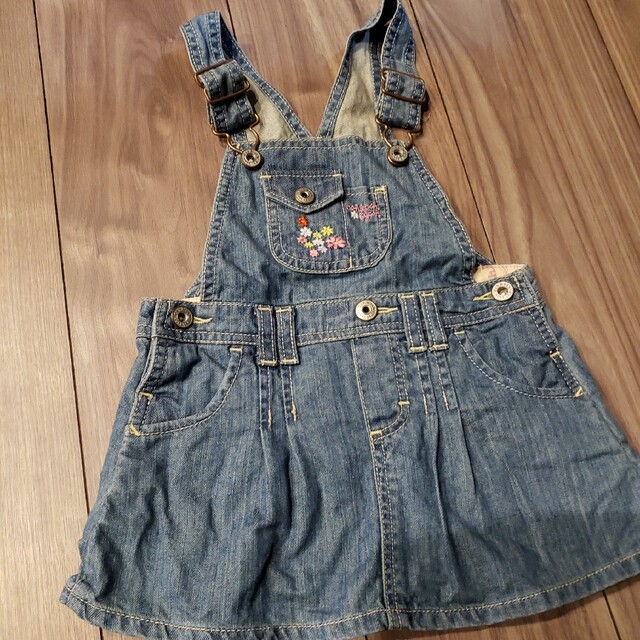 OshKosh(オシュコシュ)のオシュコシュ　80cm 女の子オーバーオール キッズ/ベビー/マタニティのベビー服(~85cm)(ワンピース)の商品写真