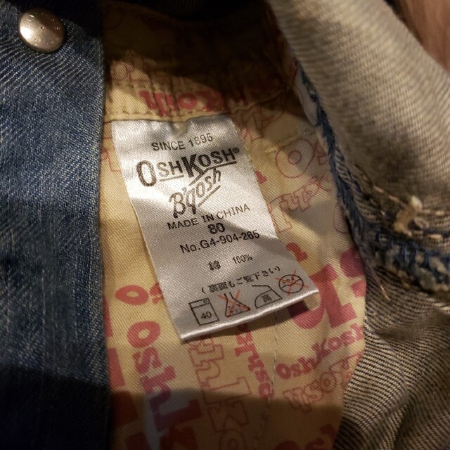 OshKosh(オシュコシュ)のオシュコシュ　80cm 女の子オーバーオール キッズ/ベビー/マタニティのベビー服(~85cm)(ワンピース)の商品写真