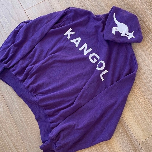 KANGOL(カンゴール)のカンゴール　パープルパーカー　L レディースのトップス(パーカー)の商品写真