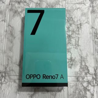 オッポ(OPPO)のOPPO Reno7 A A201OP スターリーブラック　新品未開封(スマートフォン本体)