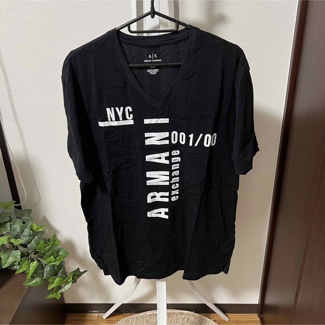 ARMANI EXCHANGE(アルマーニエクスチェンジ)のARMANI EXCHANGE アルマーニ Tシャツ ブラック メンズのトップス(Tシャツ/カットソー(半袖/袖なし))の商品写真