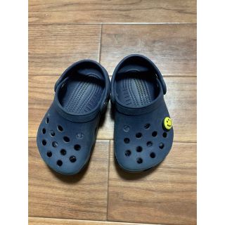 クロックス(crocs)のクロックスサンダル12cmネイビー(サンダル)