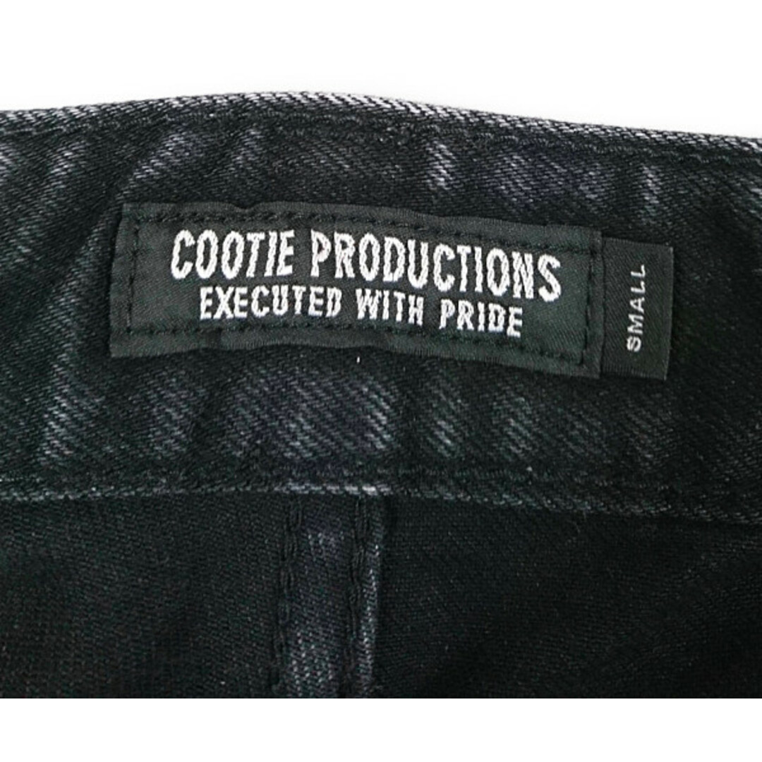 COOTIE PRODUCTIONS クーティープロダクションズ ストレッチ入り ブラックジーンズ パンツ S 正規品 / B3142 6