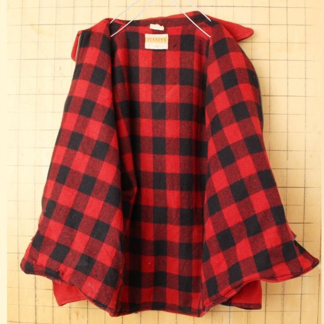 J.C.PENNEY - 50s60s USAペニーズ ウールハンティングジャケット J.C.PENNEY - 50s60s USAペニーズ ウールハンティングジャケット
