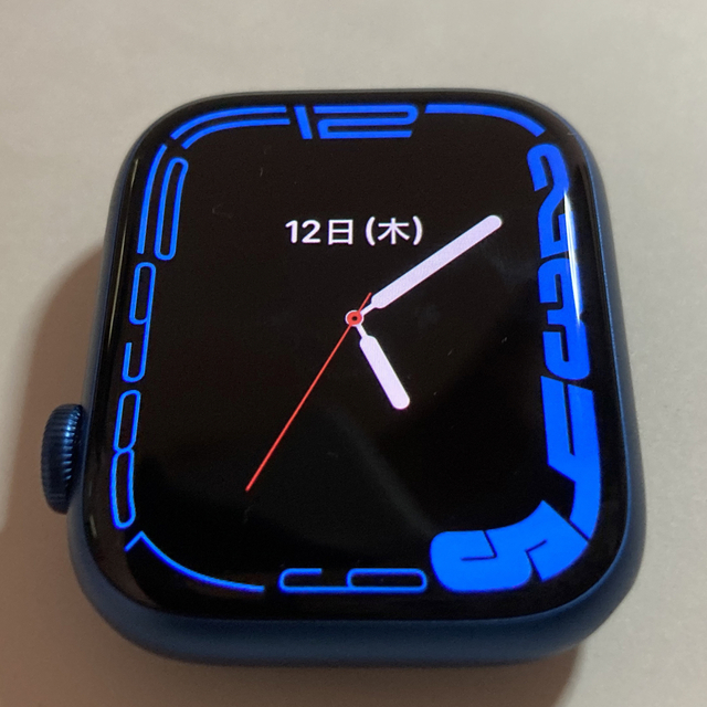 Apple Watch Series 7 45mm GPS ブルーアルミニウム