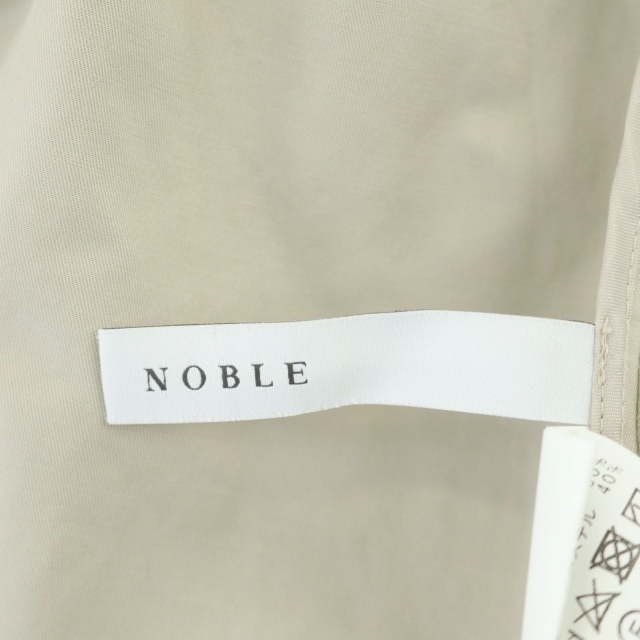 Noble(ノーブル)のノーブル 21SS ギャザーオーバーサイズブルゾン ジャケット ジップアップ レディースのジャケット/アウター(ブルゾン)の商品写真