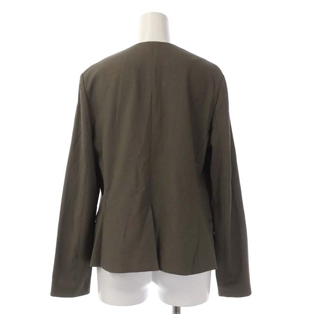 theory(セオリー)のセオリー セットアップ スーツ ノーカラージャケット×パンツ 薄手 ワイド レディースのフォーマル/ドレス(スーツ)の商品写真