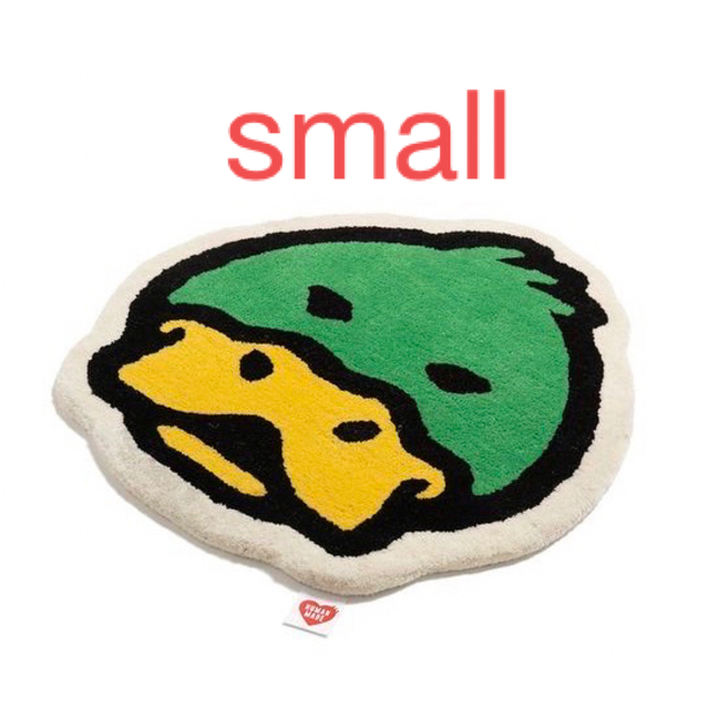 HUMAN MADE DUCK FACE RUG SMALL "Green"