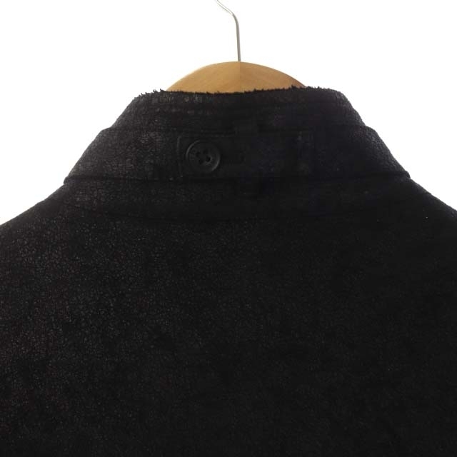 BURBERRY BLACK LABEL(バーバリーブラックレーベル)のバーバリーブラックレーベル フェイクレザージャケット アウター 裏起毛 L 黒 メンズのジャケット/アウター(その他)の商品写真
