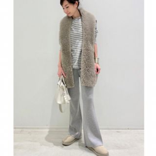 アパルトモンドゥーズィエムクラス(L'Appartement DEUXIEME CLASSE)のL'Appartement  Mouton×Knit VEST 2021AW(ベスト/ジレ)