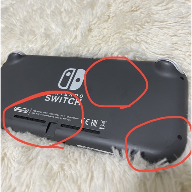 ニンテンドースイッチライト　グレー 4