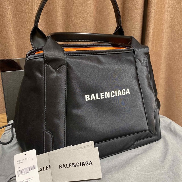 税込?送料無料】 - Balenciaga バレンシアガ NAVY Sサイズ CABAS ...