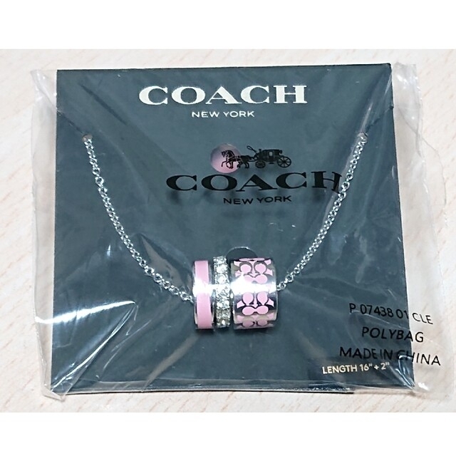 COACH(コーチ)の☆お値下げ☆COACH  コーチ  ネックレス  3連リング  2023年福袋 レディースのアクセサリー(ネックレス)の商品写真