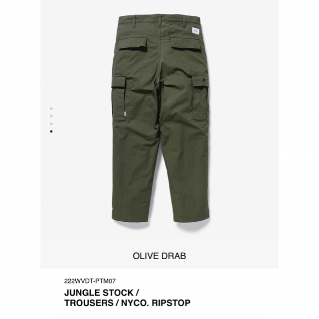 【新品最安値】Mサイズ WTAPS JUNGLE STOCK ブラック 20AW