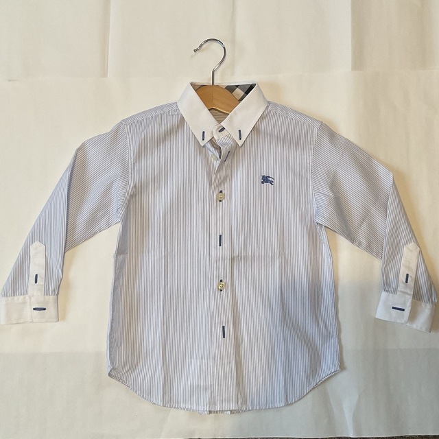 BURBERRY(バーバリー)のBurberry ストライプシャツ　110サイズ キッズ/ベビー/マタニティのキッズ服男の子用(90cm~)(ブラウス)の商品写真