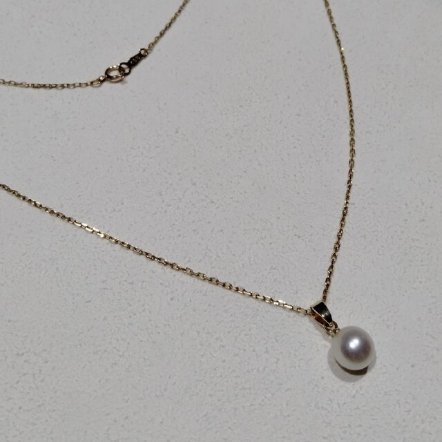 MIKIMOTO - 美品 ミキモト K18YG 一粒パールペンダント MIKIMOTO - 美品 ミキモト K18YG 一粒パールペンダント