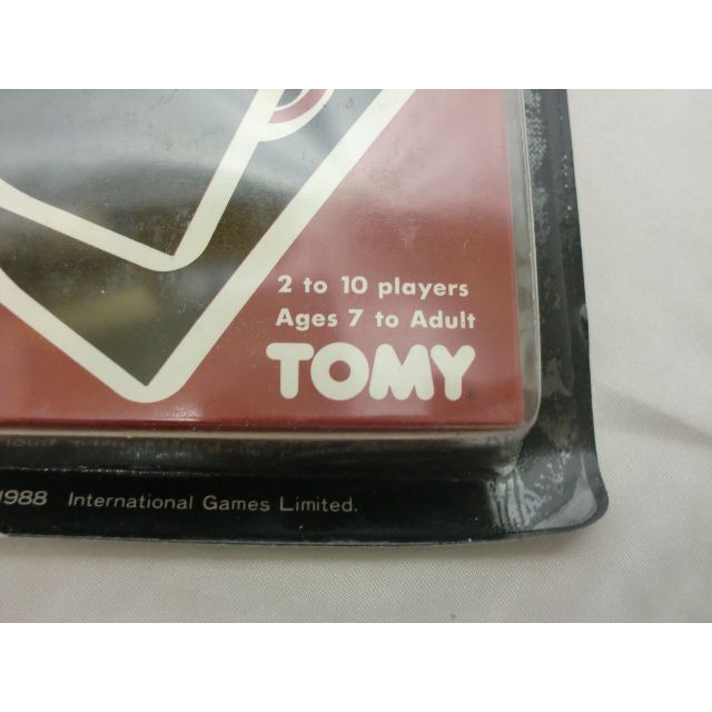 TOMMY(トミー)のTOMY トミー UNO カードゲーム 初期パッケージ レトロ　当時物 新品 エンタメ/ホビーのテーブルゲーム/ホビー(トランプ/UNO)の商品写真