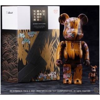 東京国立博物館 BE@RBRICK「八橋蒔絵螺鈿硯箱」 100% & 400%(その他)