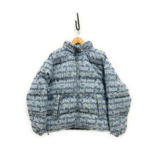 シュプリーム(Supreme)のSUPREME 22SS Fat Tip Jacquard Denim Puffer Jacket ジャケット ブルー サイズXXL 正規品 / 27288(その他)