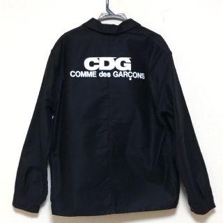 シーディージー(CDG（COMME des GARÇONS）)のCDG×LE LABOUREUR コラボ ワークジャケット【ブラック★希少XL】(カバーオール)