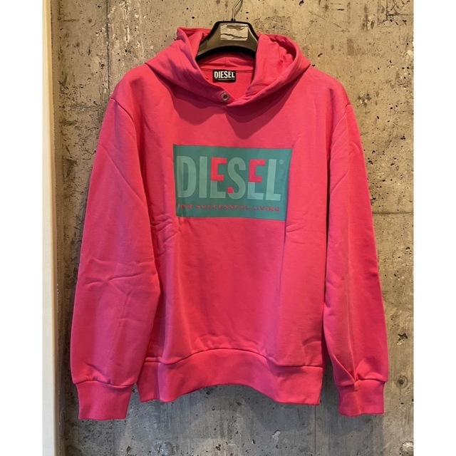 DIESEL ディーゼル パーカー ピンク 16