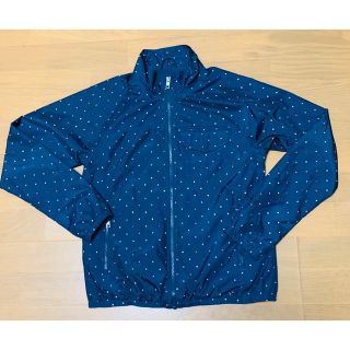 ザノースフェイス(THE NORTH FACE)の【中古・美品】ザ ノースフェイス レディース M 水玉ネイビーウィンドブレーカー(その他)