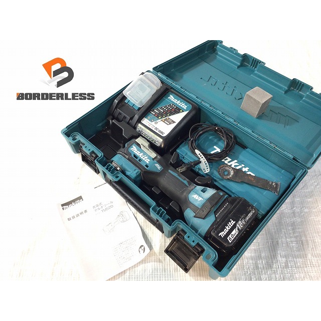 Makita ☆比較的綺麗です☆makita マキタ 18V 充電式マルチツール TM52DRG バッテリー1個(18V 6.0Ah) 充電器  ケース付き 64461の通販 by 工具販売専門店Borderless(ラクマ店)｜マキタならラクマ