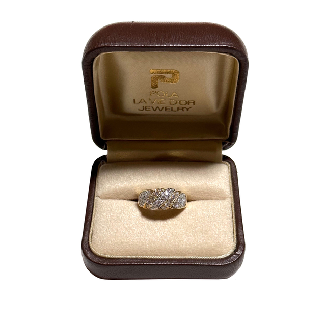 ポーラジュエリー POLA 18k ダイヤモンド 0.75ct リング 指輪-