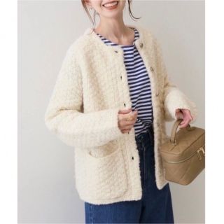 スローブイエナ(SLOBE IENA)の【最終お値下げ】新品 SLOBE IENA  金ボタンツィーディジャケット　(その他)