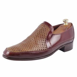 グレンソン GRENSON ローファー スリッポン パンチング カーフレザー シューズ メンズ 10/EX(28cm相当) ブラウン(ドレス/ビジネス)