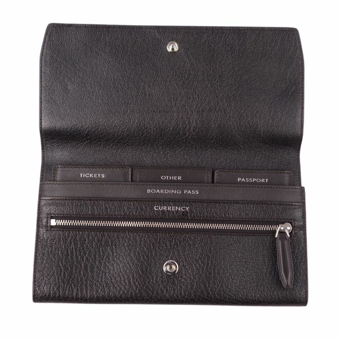 美品 スマイソン SMYTHSON 財布 トラベルウォレット ロングウォレット