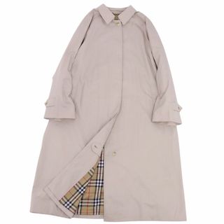 バーバリー(BURBERRY)のVintage バーバリー コート 英国製 ステンカラーコート バルマカーンコート コットン アウター レディース XL~XXL相当 ベージュ(その他)