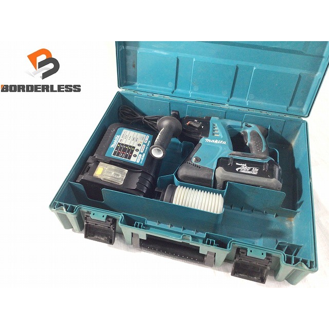 ☆品☆makita マキタ 26mm 36V 充電式ハンマドリル HR261D バッテリー1個 充電器 ケース付 電動工具 64827