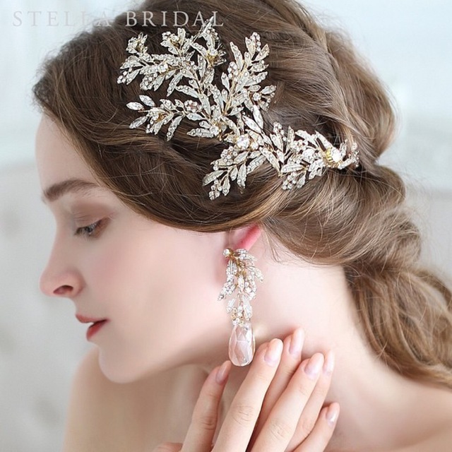 STELLA BRIDAL ハンドメイドのウェディング(ヘッドドレス/ドレス)の商品写真