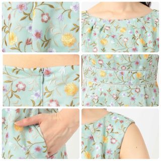 TOCCA - TOCCA 2020 トッカ FLOWER FRIENDS ドレス グリーン 0の通販