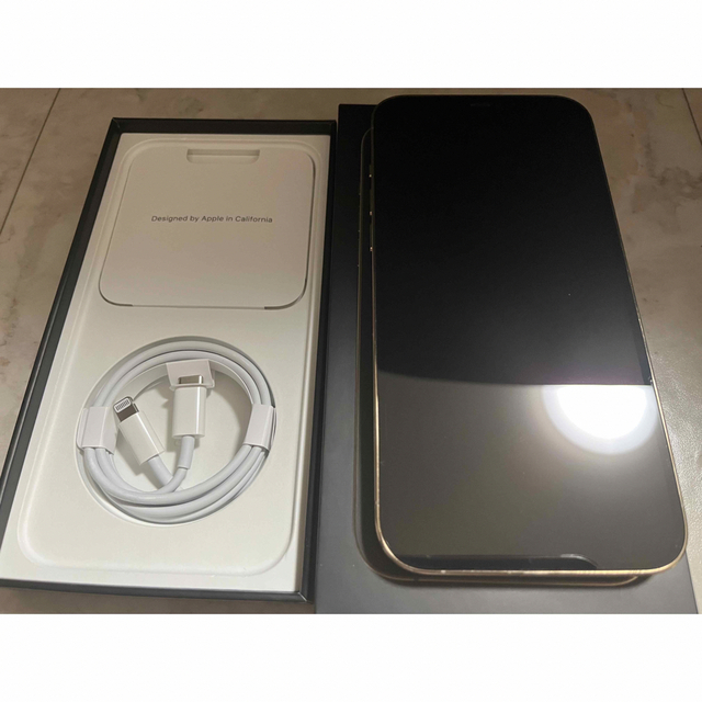 iPhone 12proMAX 256GB GOLDスマートフォン/携帯電話