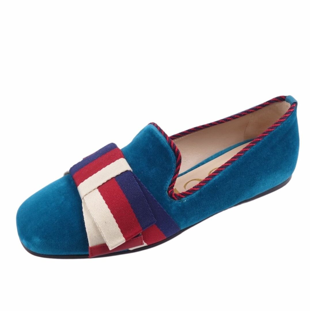 極美品 グッチ GUCCI パンプス スリッポン シェリーライン 496594