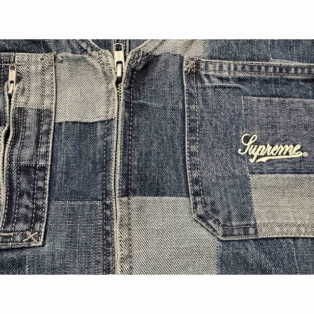 ベスト最安値　新品未使用supremeシュプリームpatched denim vest