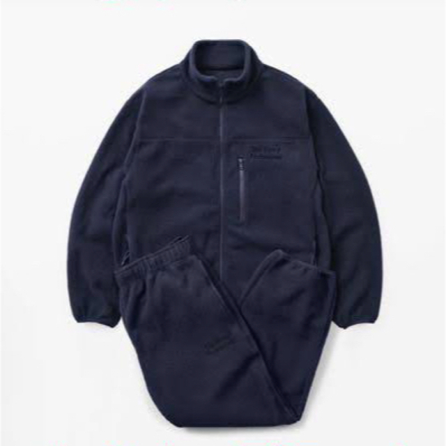 ennoyennoy Polartec City Fleece NAVY× BLACK M