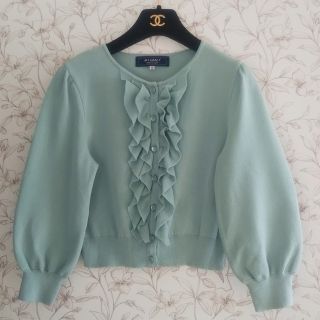 エムズグレイシー(M'S GRACY)のエムズグレイシー フリル付き♡カーディガン ♡⑅︎❤︎︎(カーディガン)