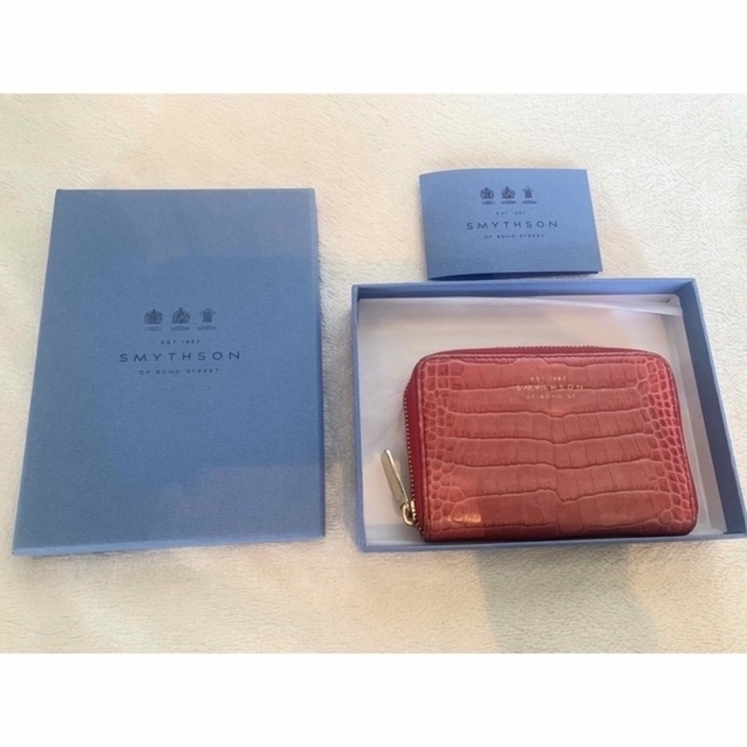 美品✨SMYTHSON スマイソン Mara レザージップパース S 保存袋有り