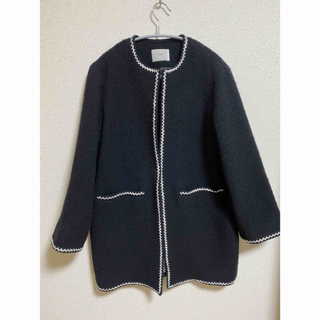【新品タグ付き】IENA NALYA Tweed トリミングコート