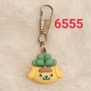 【No.6555】キーホルダー ホイップデコ パイナップルなポムポムプリン(キーホルダー)