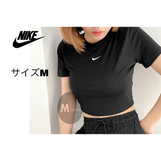 ナイキ(NIKE)の黒M♡ナイキ スポーツウェア エッセンシャル ティー スリム クロップ Tシャツ(シャツ/ブラウス(半袖/袖なし))