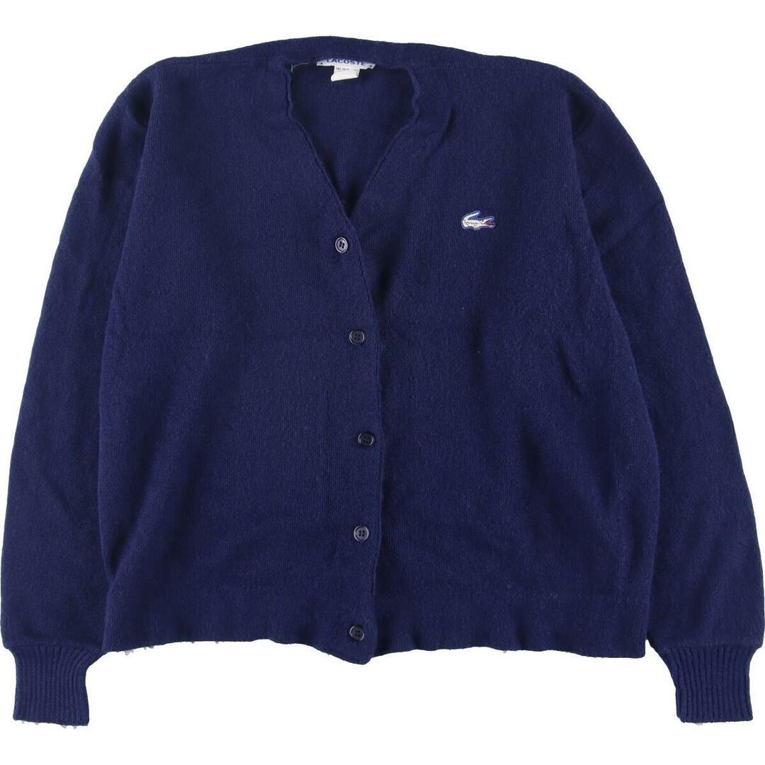 LACOSTE(ラコステ)の古着 70年代 ラコステ LACOSTE HAYMAKER アクリルニットカーディガン 40 レディースL ヴィンテージ /eaa306076 レディースのトップス(カーディガン)の商品写真