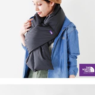 ザノースフェイス(THE NORTH FACE)の【美品】THE NORTH FACE ナナミカ　パープルレーベル　ダウンマフラー(マフラー/ショール)