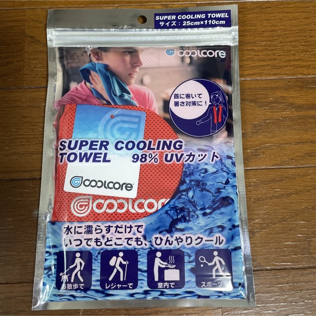暑さ対策 Coolcore クールコア スーパークーリング タオル  新品