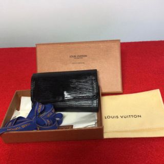 【美品】☆LOUIS VUITTON ヴィトン エピ 5連 キーケース 黒