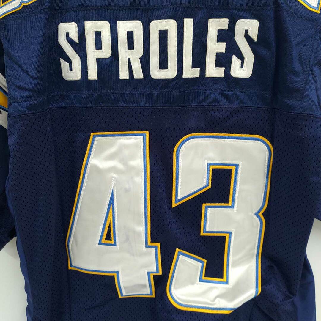 リーボック ロサンゼルス・チャージャーズ Chargers ユニフォーム #43 Darren Sproles ダレン スプロールズ 48 NFL  メンズ