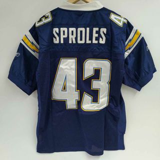 リーボック(Reebok)のリーボック ロサンゼルス・チャージャーズ Chargers ユニフォーム #43 Darren Sproles ダレン スプロールズ 48 NFL メンズ(ウェア)